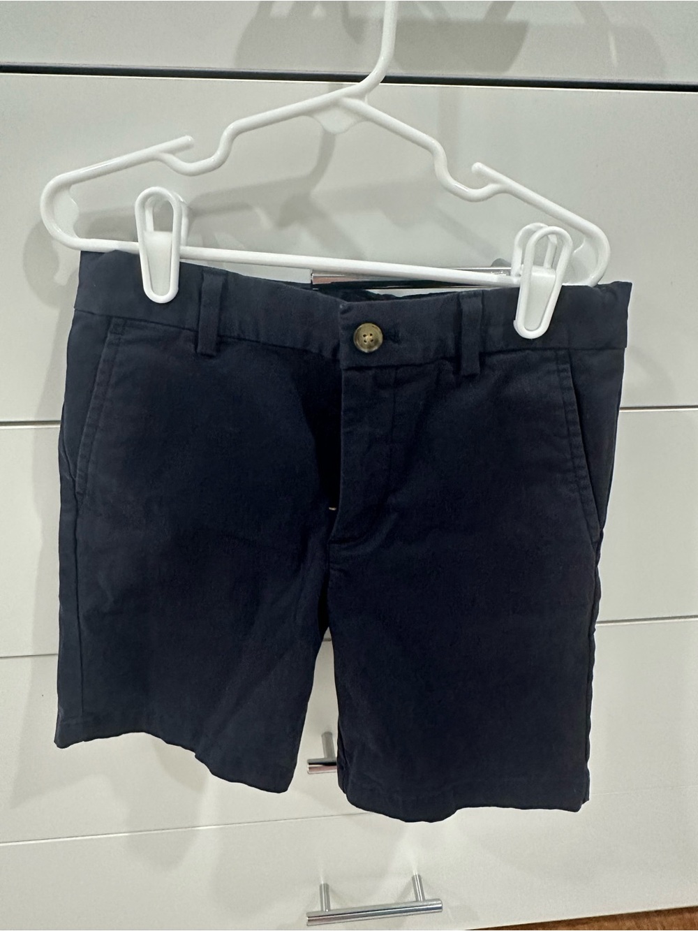 Vineyard Vines Boys Navy Cotton Chino Shorts - Size 7